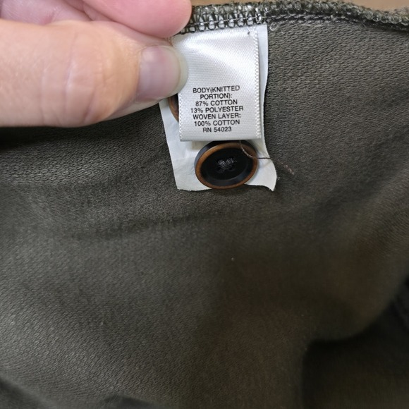 Banana Republic Heritage Collection Jacket GREEN hooded MEN M Safari Bomber - Picture 11 of 16